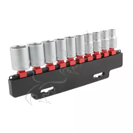 10 soquetes de catraca de 1/2" 10 - 24 mm