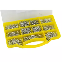 Conjunto de 650 rebites cegos