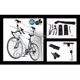 Elevador de bicicleta de telhado de garagem