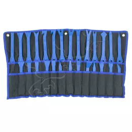 27 Alavancas de acabamento, grampo e estofamento