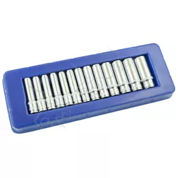 Chaves de soquete longas HEX 1/4" - 13 PCS