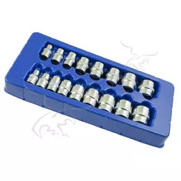 3/8" soquetes curtos de 12 lados. 17 PCS