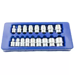 1/2" soquetes hexagonais de 6 lados 17 PCS