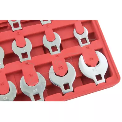 Conjunto de 15 cabeças chatas para catraca de 3/8"