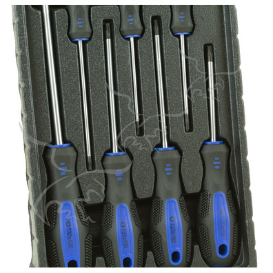 Conjunto de 7 chaves de fenda Torx T10-T30