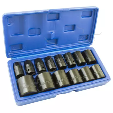 Soquetes de impacto hexagonais de 1/2" 10 a 32 mm