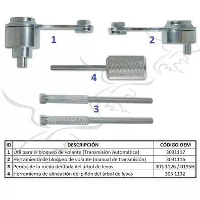 Kit para distribuição Jaguar, Land Rover e Range Rover 2.7 TDVI TDV6