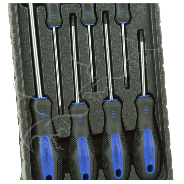 Conjunto de 7 chaves de fenda Torx T10-T30