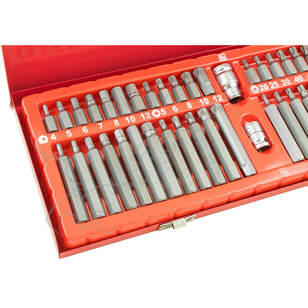 Bits e chaves HEX TORX E XZN SPLINE. 54 peças
