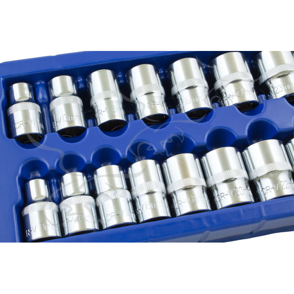 Soquete de 12 pontos para catraca de 1/2" - 10 a 30 mm