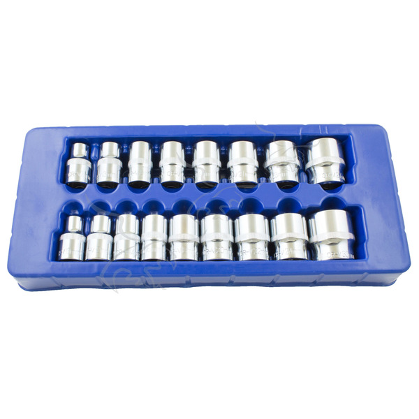 Soquete de 12 pontos para catraca de 1/2" - 10 a 30 mm