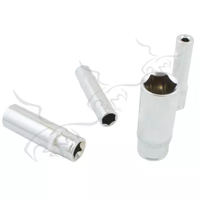 Chaves de soquete longas HEX 1/4" - 13 PCS