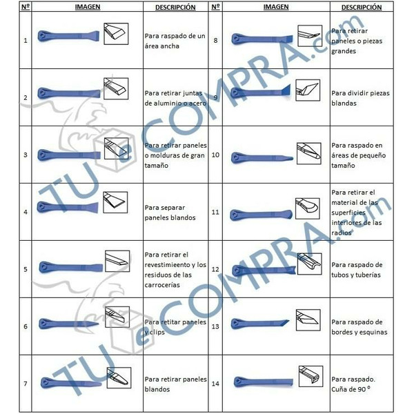 27 Alavancas de acabamento, grampo e estofamento