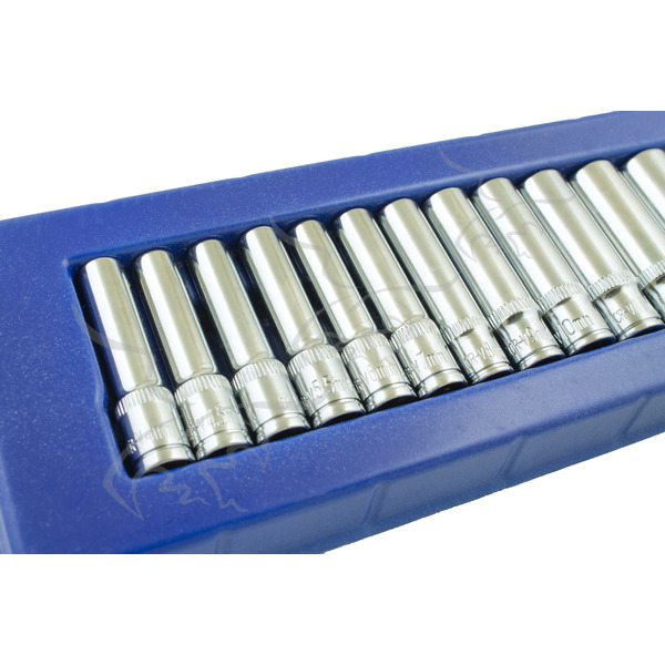 Chaves de soquete longas HEX 1/4" - 13 PCS