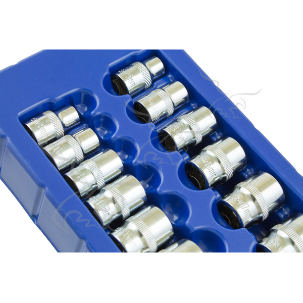 3/8" soquetes curtos de 12 lados. 17 PCS