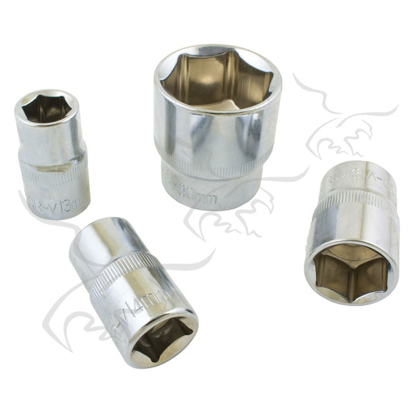 1/2" soquetes hexagonais de 6 lados 17 PCS