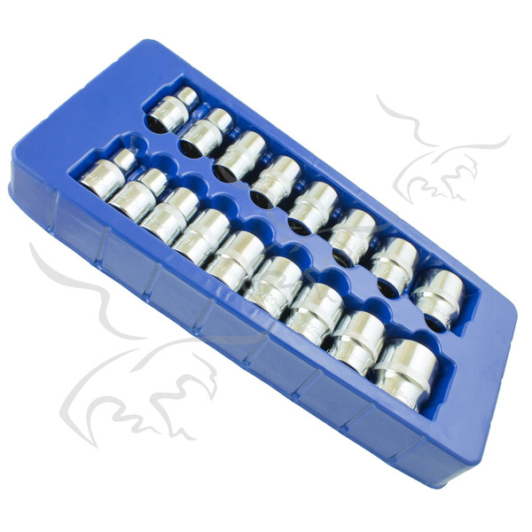 1/2" soquetes hexagonais de 6 lados 17 PCS