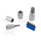 Conjunto de 27 soquetes e bits Torx
