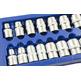 1/2" soquetes hexagonais de 6 lados 17 PCS