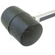 Martelo de borracha com cabo de metal